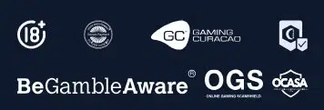 18+ | BeGambleAware | Gaming Curacao | GC | OGS | OCASA certifications