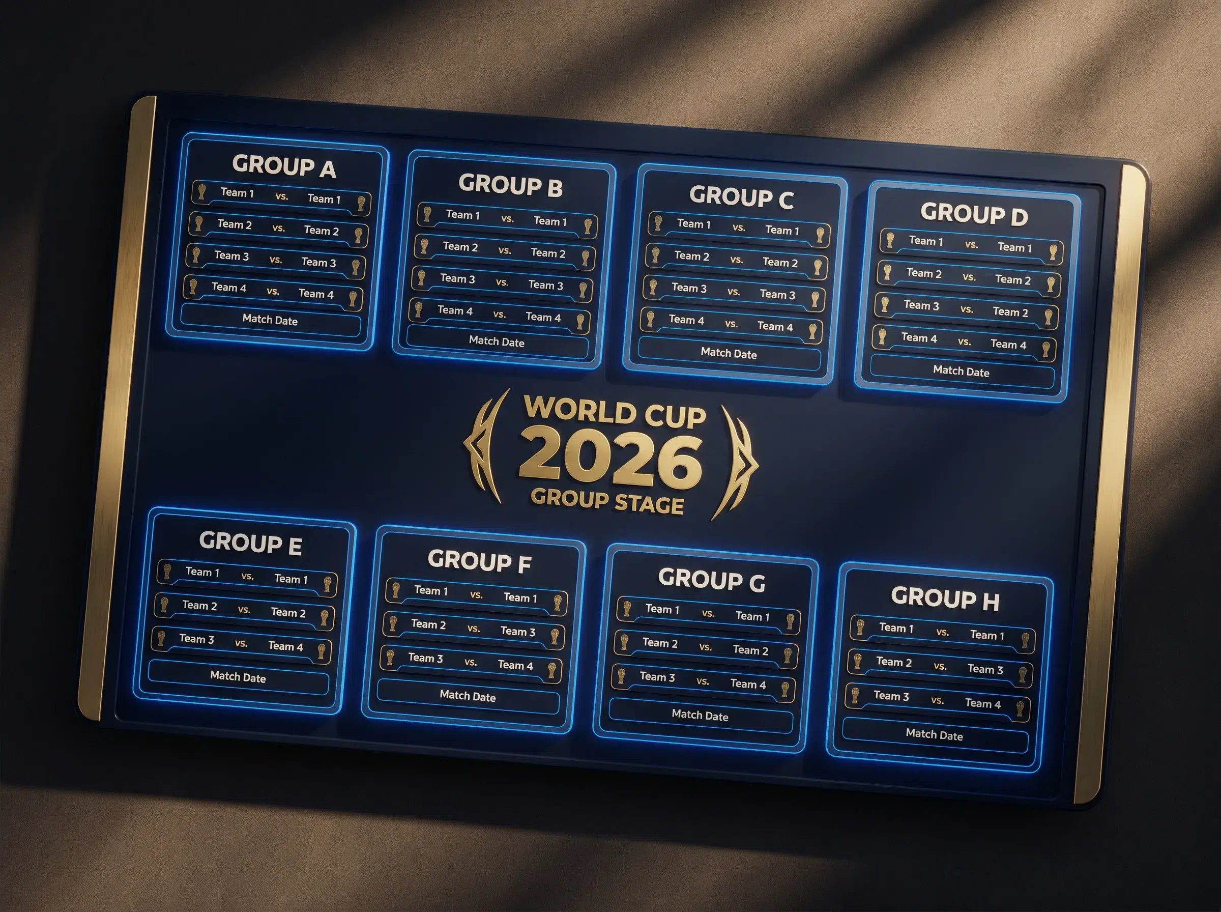 World Cup Group Stage Schedule
